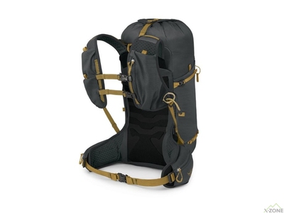 Рюкзак Osprey Talon Velocity 30, Dark Charcoal/Tumbleweed Yellow - фото