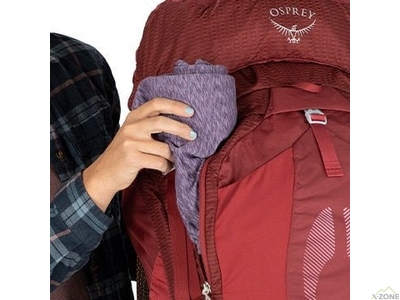 Рюкзак жіночий Osprey Aura AG 65, Berry Sorbet Red - фото