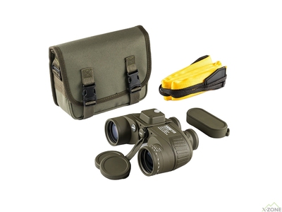 Бинокль Sigeta Admiral 7x50 Military floating/compass/reticle, морской, зеленый (65810) - фото