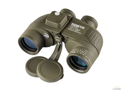 Бинокль Sigeta Admiral 7x50 Military floating/compass/reticle, морской, зеленый (65810) - фото