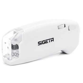 Микроскоп Sigeta MicroGlass 150x, белый (65139) - фото