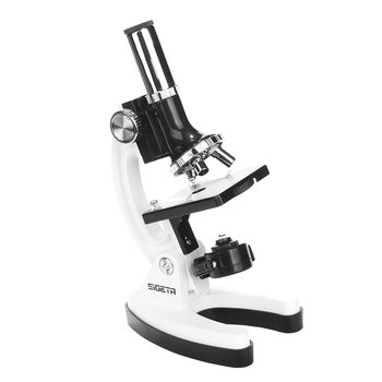 Микроскоп Sigeta Poseidon (100x, 400x, 900x), в кейсе, белый (65902) - фото