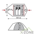 Намет Tramp Mountain 2 V2 Зелена (TRT-022-green) - фото