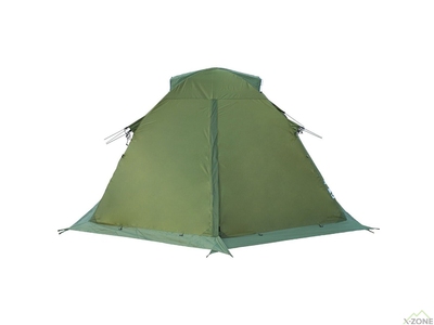 Палатка Tramp Mountain 4 V2 Зеленая (TRT-024-green) - фото