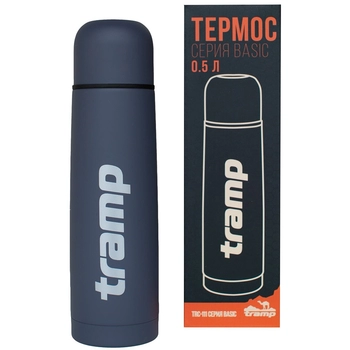 Термос Tramp Basic 0,5 л Сірий (UTRC-111-grey) - фото