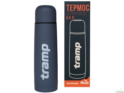 Термос Tramp Basic 0,5 л Сірий (UTRC-111-grey) - фото