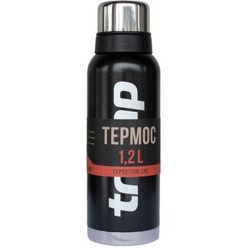 Термос Tramp Expedition Line 1,2 л Чорний (TRC-028-black) - фото