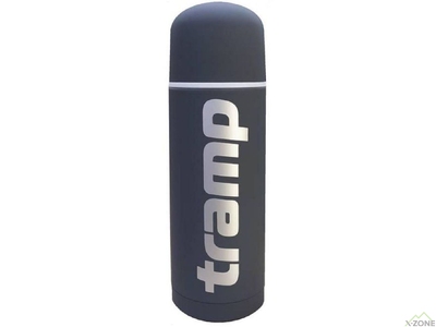 Термос Tramp Soft Touch 1.0 л Серый (UTRC-109-grey) - фото
