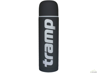 Термос Tramp Soft Touch 1.2 л Серый (UTRC-110-grey) - фото