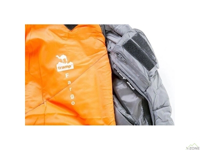 Спальный мешок Tramp Fargo оранжевый/серый (TRS-018) - фото