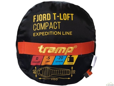 Спальний мішок Tramp Fjord Compact (TRS-049C) - фото