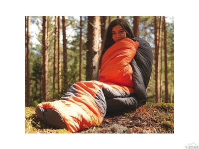 Спальный мешок кокон Tramp Fjord Regular, Orange/Grey (UTRS-049R) - фото
