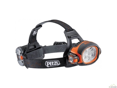 Фонарь налобный Petzl Ultra Wide, черно оранжевый (E 52 ACW) - фото