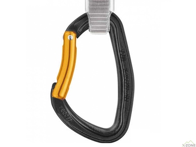 Набор карабинов 10 Petzl DJINN Steel pack, черный (M60APS B) - фото