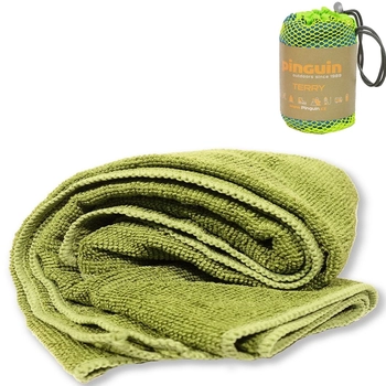 Рушник Pinguin Terry towel Olive (PNG 656.Olive-M) - фото