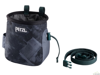Мешочек для магнезии Petzl Saka, Dark Grey (S039BB01) - фото