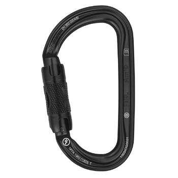 Карабін Petzl Am'd Twist-Lock, чорний (M34A RLN) - фото