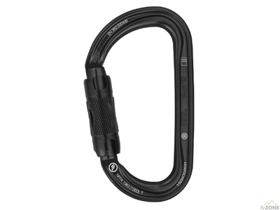 Карабін Petzl Am'd Twist-Lock, чорний (M34A RLN) - фото