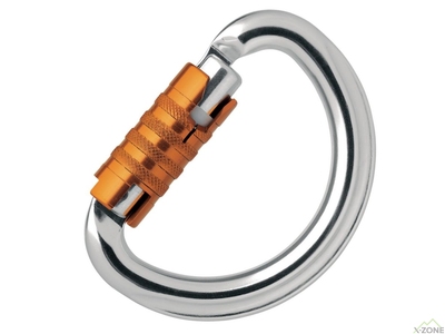 Карабін Petzl OMNI triact-Lock, сріблястий (M37 TL) - фото