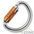 Карабин Petzl OMNI triact-Lock, серебристый (M37 TL) - фото