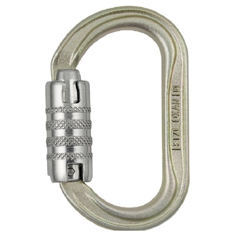 Карабін Petzl OXAN triact-lock, сріблястий (M72A TLA) - фото