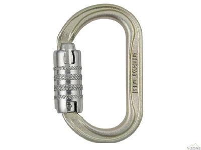 Карабін Petzl OXAN triact-lock, сріблястий (M72A TLA) - фото