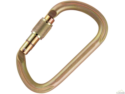 Карабін Petzl Vulcan screw-lock, золотистий (M73 SL) - фото