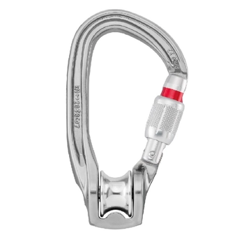 Ролик Petzl ROLLCLIP Z Screw-lock серебристый (P75 SL) - фото