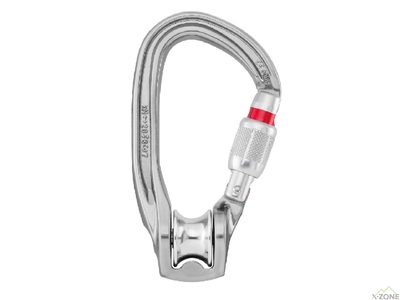 Ролик Petzl ROLLCLIP Z Screw-lock серебристый (P75 SL) - фото