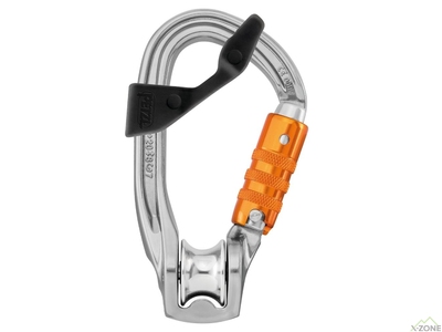 Ролик Petzl ROLLCLIP Z Triact-lock, сріблястий (P75 TL) - фото