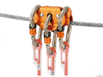 Ролик Petzl TRAC PLUS, оранжевый (P024AA00) - фото