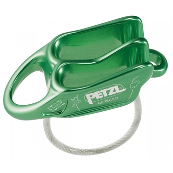 Спусковое устройство Petzl Reverso, зеленый (D017AA01) - фото