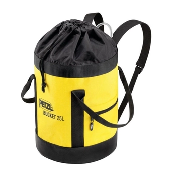 Мешок Petzl Bucket Rope Bag 25, черно-желтый (S41AY 025) - фото