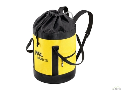 Мешок Petzl Bucket Rope Bag 25, черно-желтый (S41AY 025) - фото