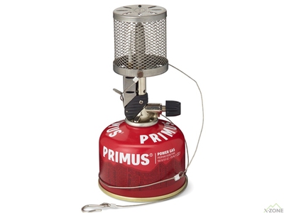 Лампа газовая Primus Micron с мет. сеткой, красный (221383) - фото