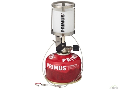 Лампа газова Primus Micron зі склом, червоний (221363) - фото
