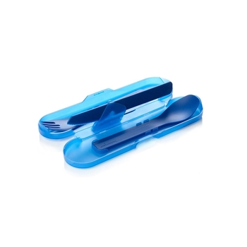 Набор приборов для еды Humangear GoBites Trio, Blue - фото