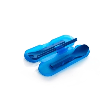 Набор приборов для еды Humangear GoBites Quattro, Blue - фото