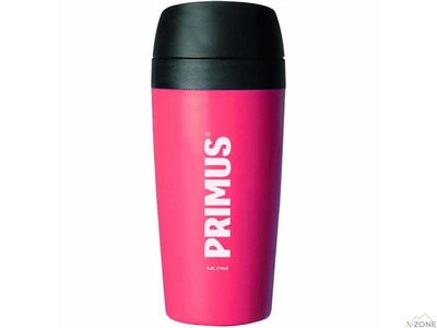 Термокружка пластиковая Primus Commuter mug 0,4 Melon Pink (741003) - фото