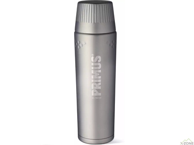 Термос Primus TrailBreak Vacuum bottle 1.0 серый (737866) - фото