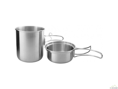 Набор кружек Tatonka Handle Mug 600 Set Silver (TAT 4173.000) - фото