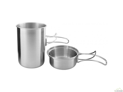 Набор кружек Tatonka Handle Mug 850 Set Silver (TAT 4174.000) - фото