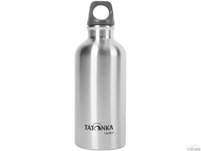 Фляга Tatonka Stainless Steel Bottle 0,4 л Silver (TAT 4180.000) - фото