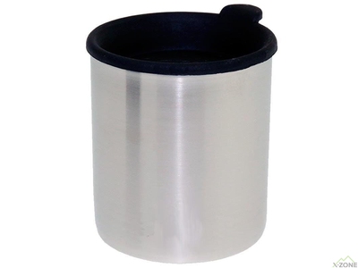 Термокружка з кришкою Tatonka Thermo Mug 250 Silver / Black (TAT 4082.000) - фото
