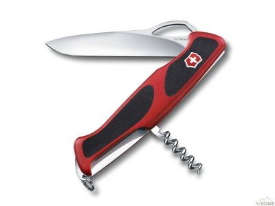 Нож Victorinox RangerGrip 63 0.9523.MC красно-чёрный - фото