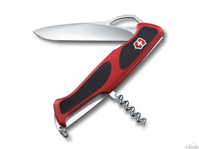 Ніж Victorinox RangerGrip 63 0.9523.MC червоно-чорний - фото