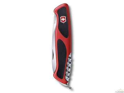 Ніж Victorinox Delemont RangerGrip 55 0.9563.C Червоний / Чорний - фото