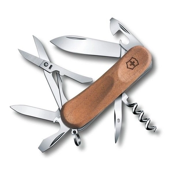 Ніж Victorinox Delemont EvoWood 14 2.3901.63 горіх - фото