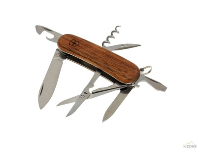 Ніж Victorinox Delemont EvoWood 14 2.3901.63 горіх - фото