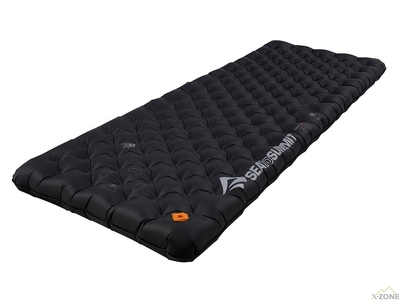 Надувний килимок Sea to Summit Ether Light XT Extreme Mat Rectangular Regular Wide Black/Orange (STS AMELXTEXMRRW) - фото